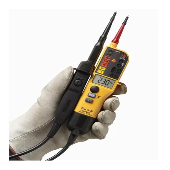 Fluke T150 Two-pole Voltage and Continuity Electrical Tester AC/DC 6V -  690V with Resistance Measurement
