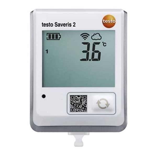 testo 2-T1 - WiFi data logger with display and integrated NTC temperature probe