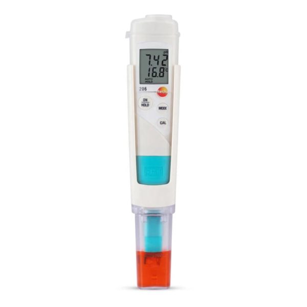 Testo 206 pH1 pH and temperature measuring instrument for liquids