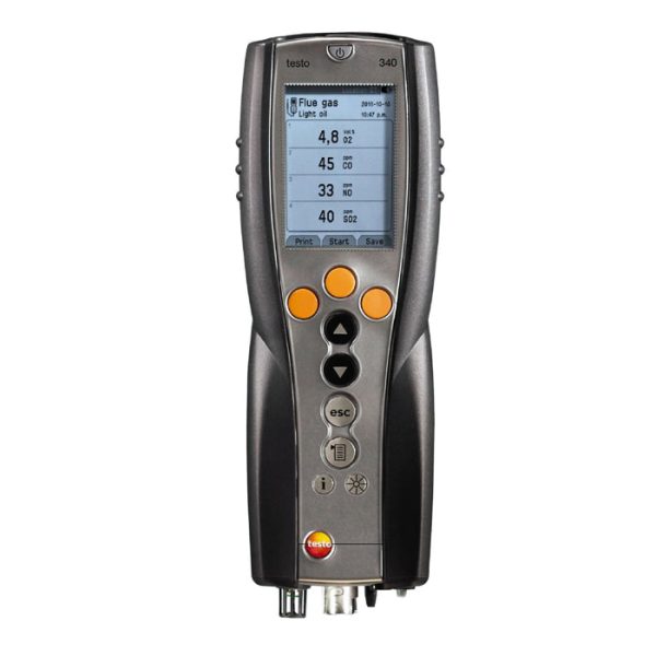 testo 340 - Flue gas analyzer for use in industry