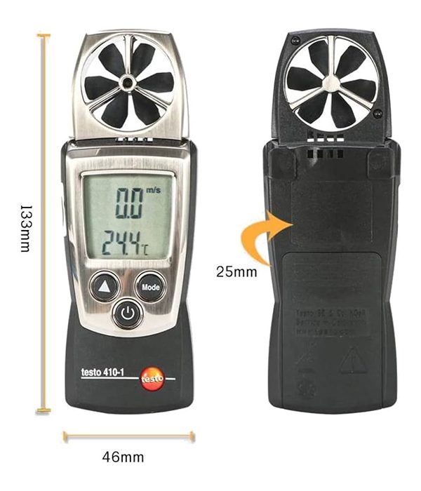 TESTO 410 1 Vane anemometer