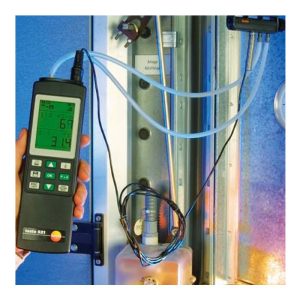 TESTO 521 2 differential pressure measuring instrument 0.1 % of f.v.