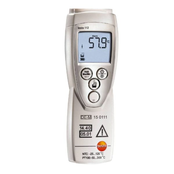 Testo 112 Highly Accurate Temperature Measuring Instrument - With PTB Approval