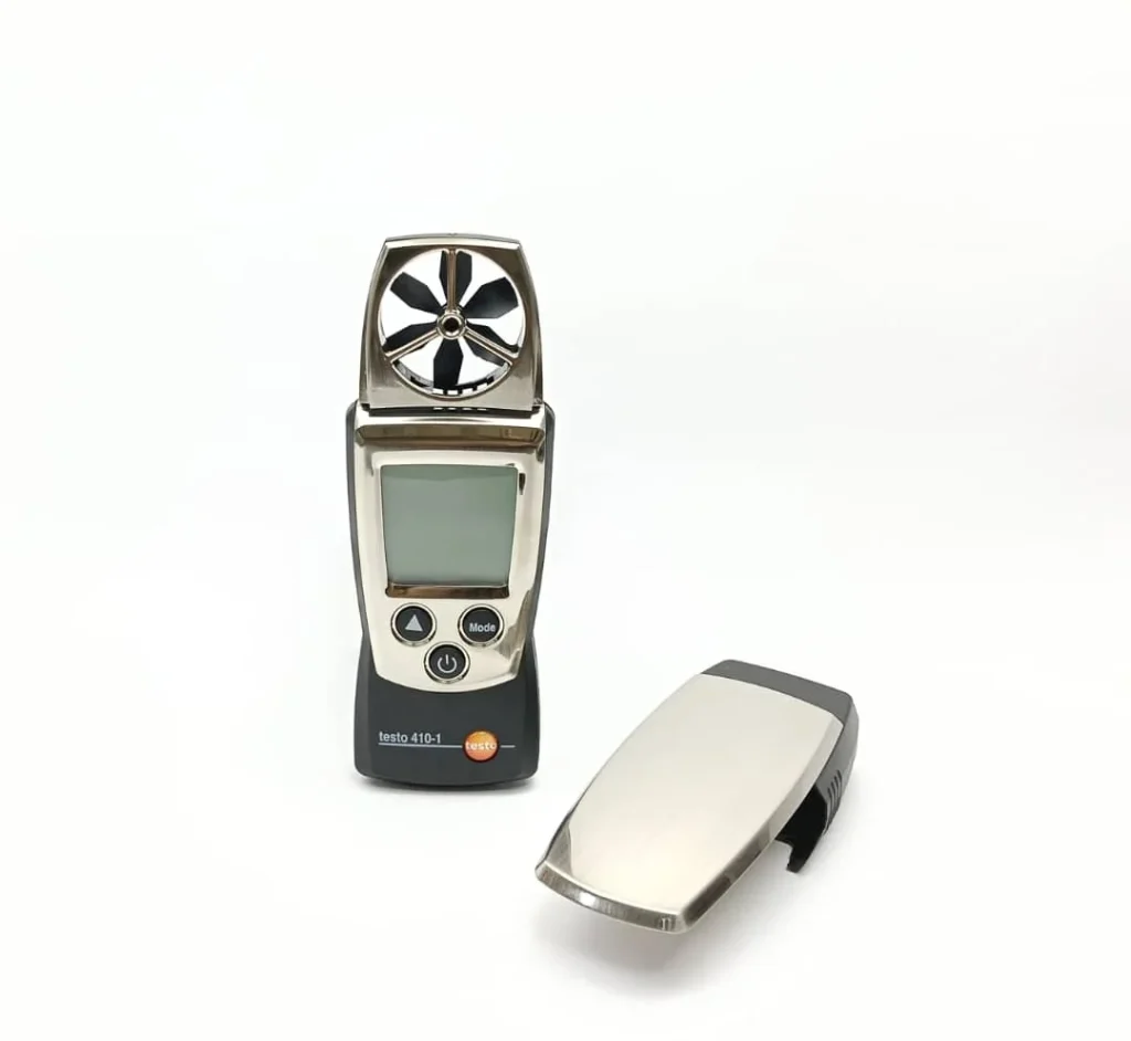 Testo 410-1 Vane Anemometer 1 Testo 410-1 Compact Vane Anemometer With Protective Cap And 30 Mm Vane Wheel For Air Velocity And Temperature Measuremen