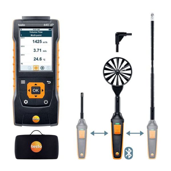 TESTO 440 delta P Air Flow ComboKit 2 with Bluetooth