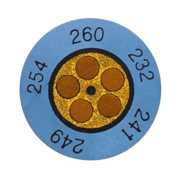 TESTOTERM  Mini indicators +116 ~ +138 °C