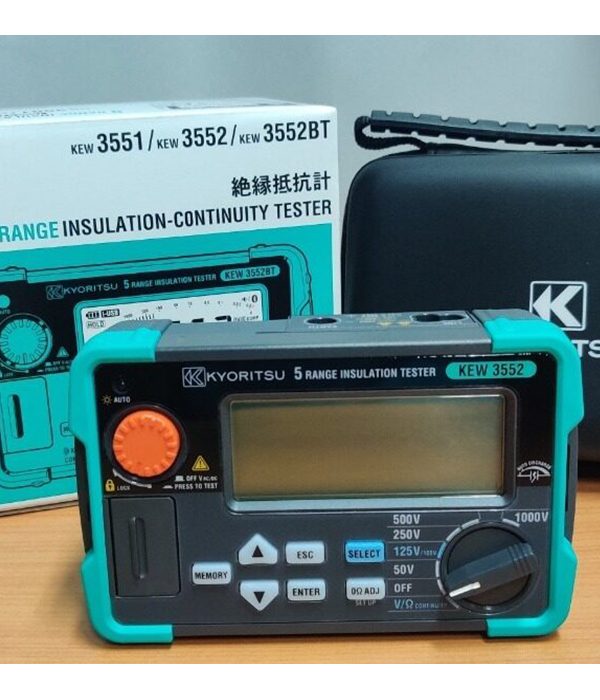 Kyoritsu KEW 3552 Digital Insulation Continuity Testers