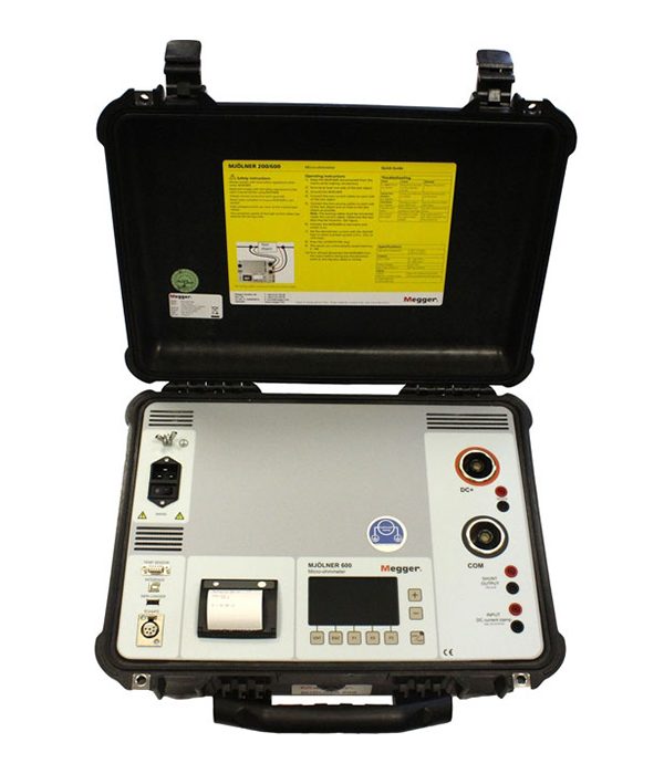 Megger MJÖLNER200 200 A MICRO OHMMETER WITH DUALGROUND SAFETY