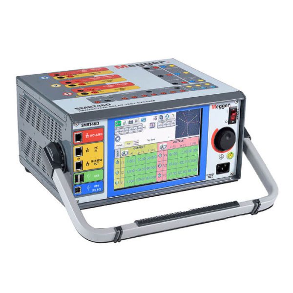 Specifications of Megger SMRT46D Powerful Multi phase Relay Tester