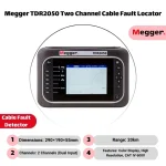 Megger TDR2050 Two Channel Cable Fault Locator