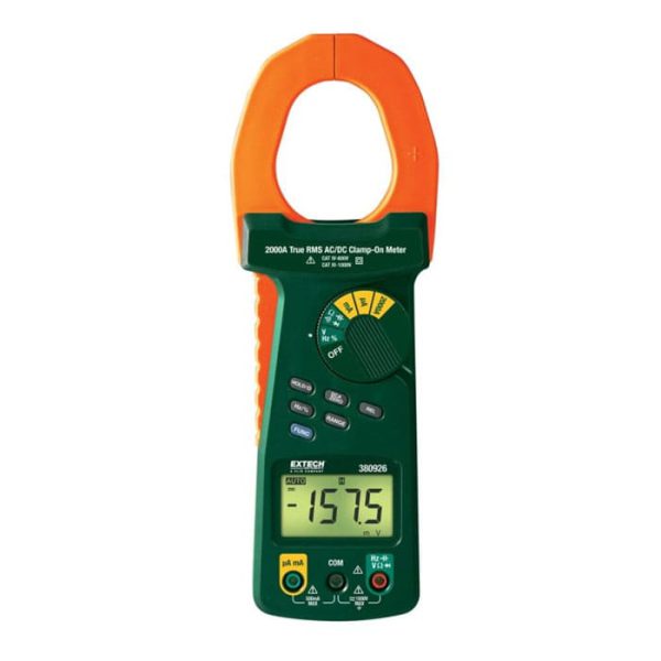 EXTECH 380926 True RMS 2000A AC/DC Clamp Meter