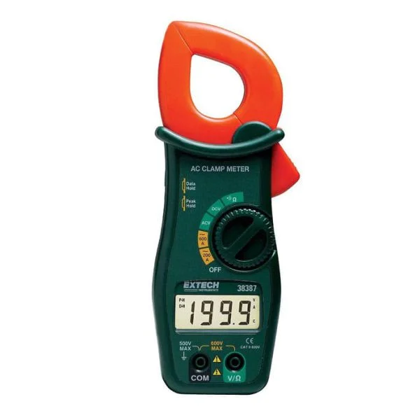 EXTECH 38387 600A AC Clamp and MultiMeter