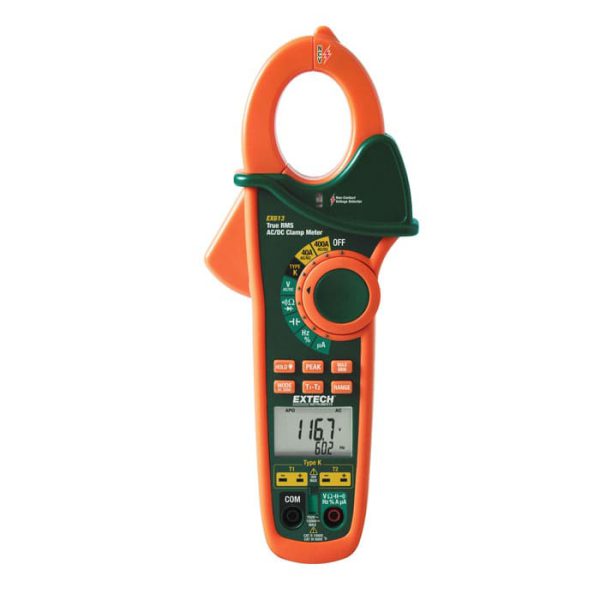 EXTECH EX613 400A Dual Input AC/DC Clamp Meter