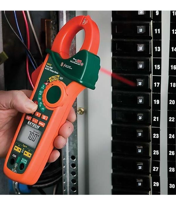 EXTECH EX613 400A Dual Input AC DC Clamp Meter