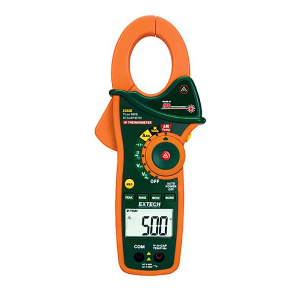 EXTECH EX820(1000A True RMS AC Clamp Meter with IR Thermometer)