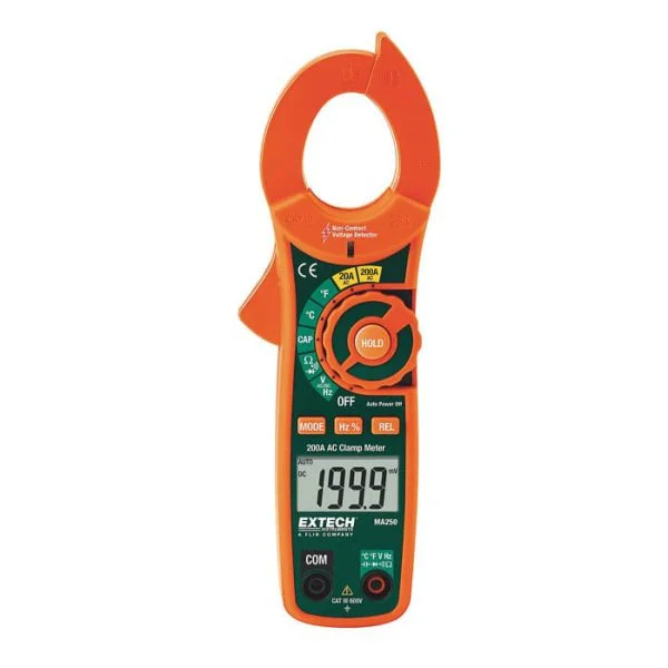 EXTECH MA250 200A AC Clamp Meter NCV