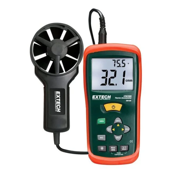EXTECH AN100 CFM CMM Mini Thermo Anemometer