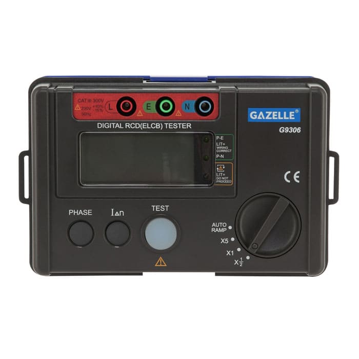 Gazelle-G9306-RCD-ELCB-Tester Specification Of Gazelle G9306