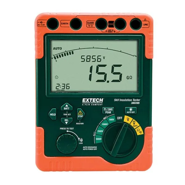 EXTECH 380395 Professional High Voltage Digital Insulation Tester