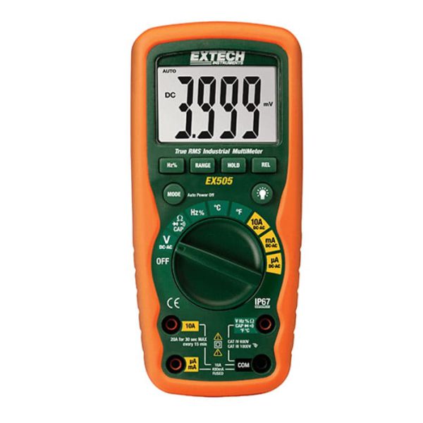 EXTECH EX505 True RMS Industrial MultiMeter