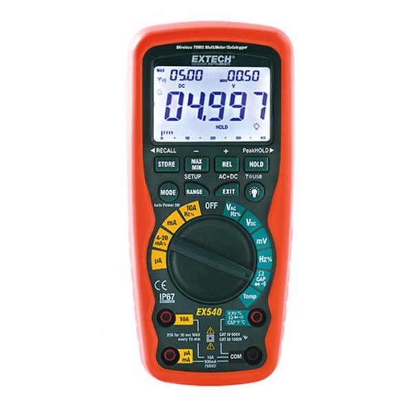 EXTECH EX540 12 Function True RMS MultiMeter Datalogger