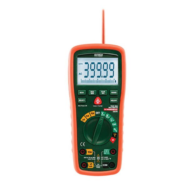 EXTECH EX570 12 Function True RMS Industrial MultiMeter with IR Thermometer