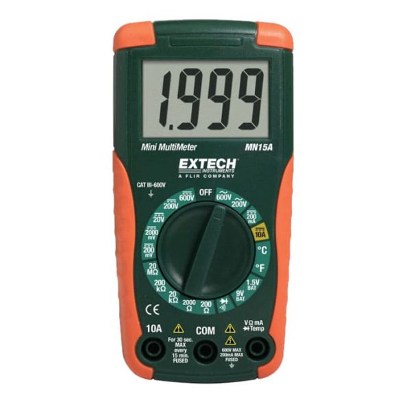 EXTECH MN15A Digital Mini MultiMeter