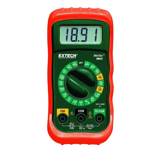 EXTECH MN25 MiniTec Digital MultiMeter