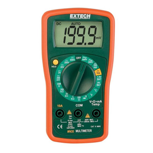 EXTECH MN35 Digital Mini MultiMeter
