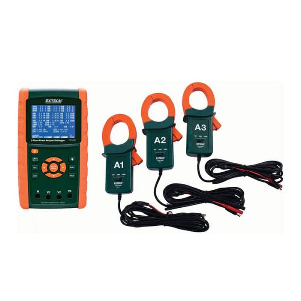 EXTECH PQ3450-12 Datalogging Power Analyzer Kit