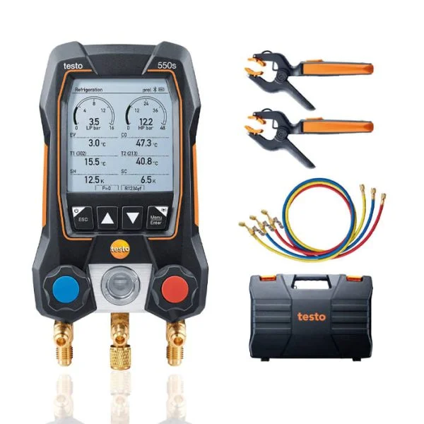 Testo 550s Smart Kit with filling hoses