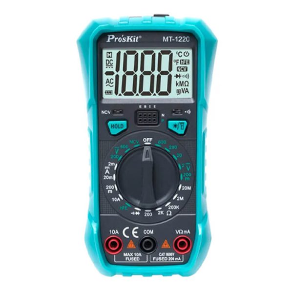 Specifications of ProsKit MT-1220 Digital Multimeter