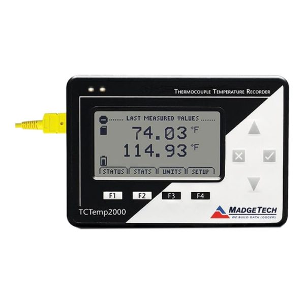 Specifications of MadgeTech TCTEMP2000 Temperature Data Logger