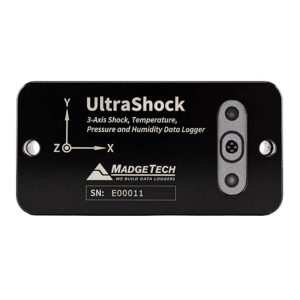 Specifications of MadgeTech UltraShock Tri-Axial Shock Data Logger