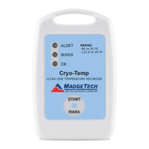 Specifications of Madgetech CryoTemp Temperature Data Logger