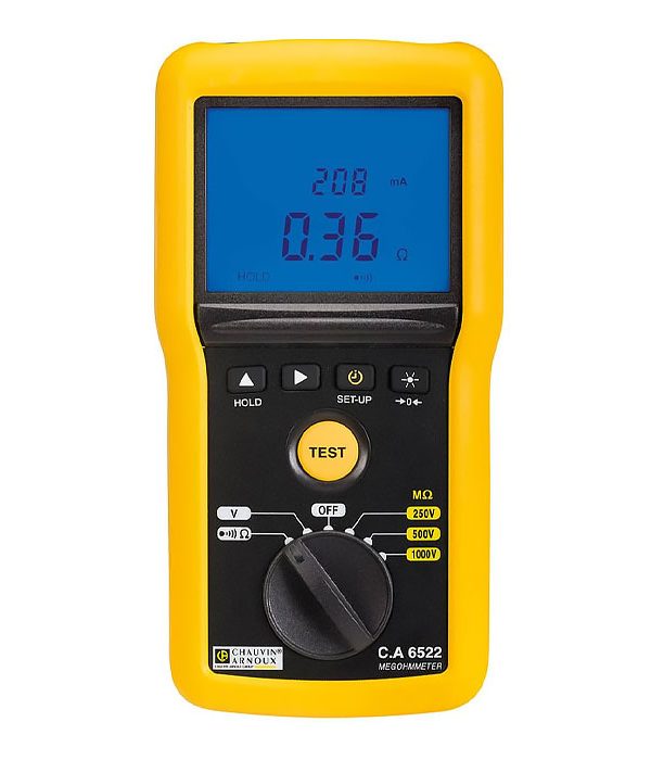 Chauvin Arnoux CA 6522 Insulation and Continuity Tester