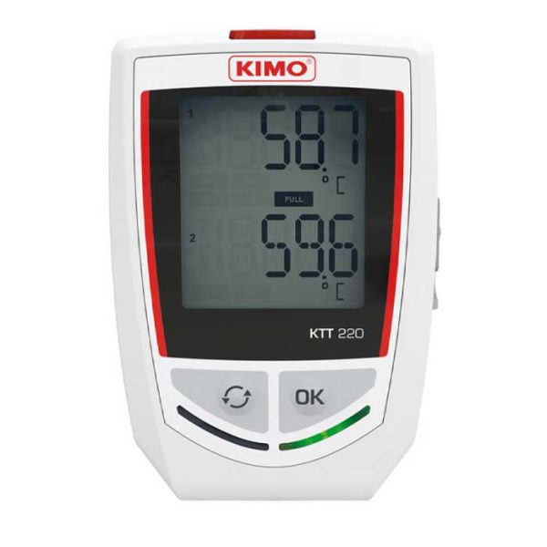 Specifications of KIMO KTT 220 Temperature data logger