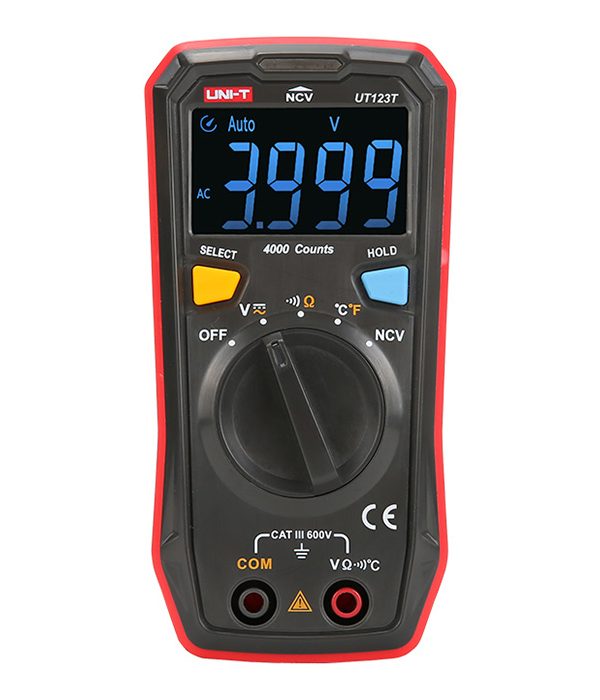 UNI T UT123T Pocket sized Residential Multimeter