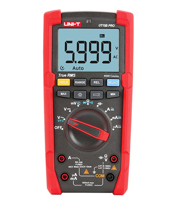 UNI T UT15B PRO 1000V True RMS Digital Multimeter