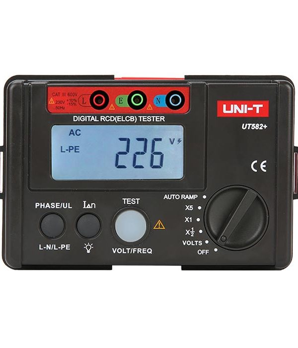 UNI-T UT582+ Digital RCD (ELCB) Tester