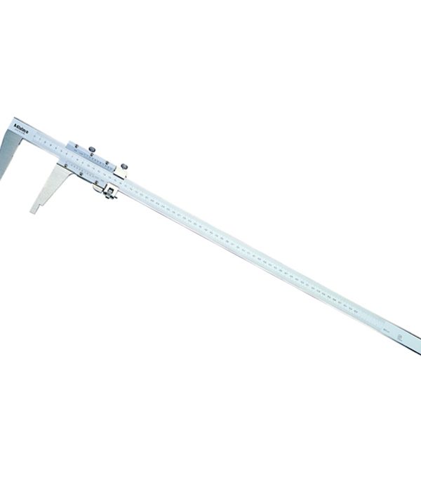 Mitutoyo 160 114 Vernier Scale Caliper with Nib Style Jaws and Fine Adjustment
