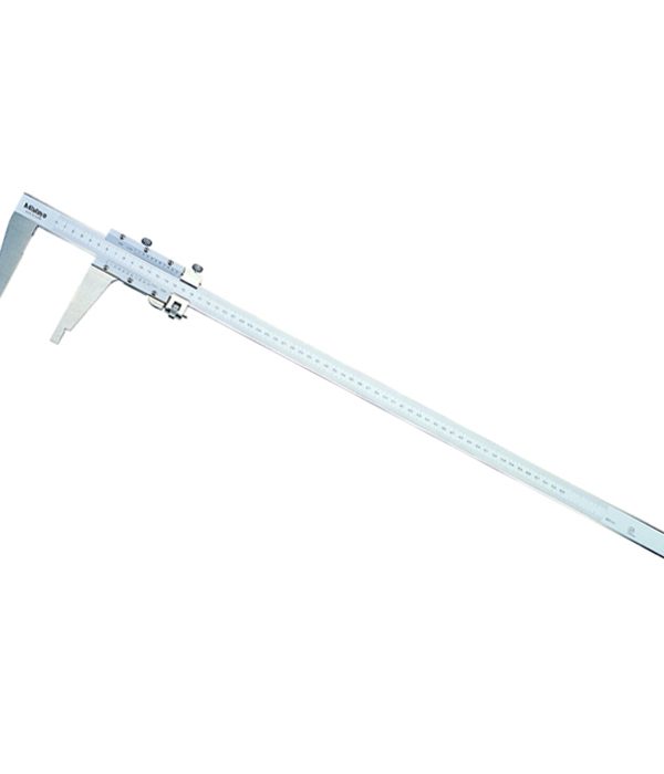 Mitutoyo 160 124 Vernier Scale Caliper with Nib Style Jaws and Fine Adjustment