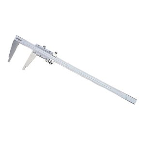 Mitutoyo 160 128 Vernier Scale Caliper with Nib Style Jaws and Fine Adjustment