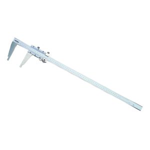 Mitutoyo 160 157 Vernier Scale Caliper with Nib Style Jaws and Fine Adjustment