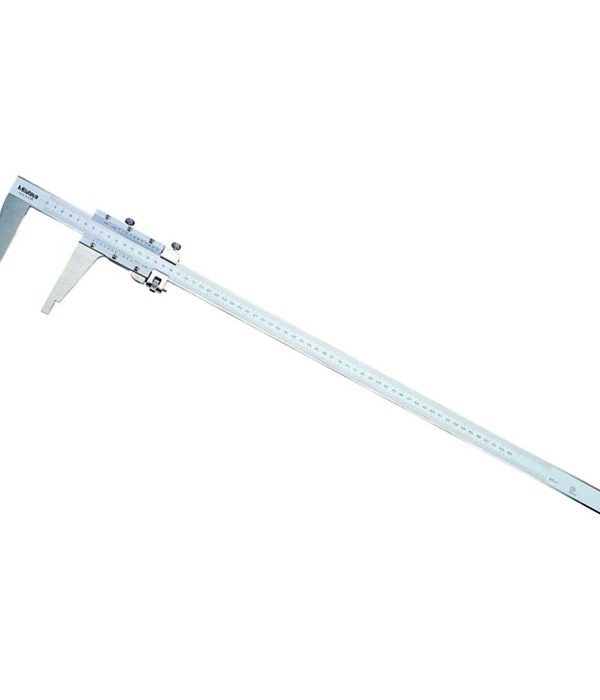Mitutoyo 160 157 Vernier Scale Caliper with Nib Style Jaws and Fine Adjustment