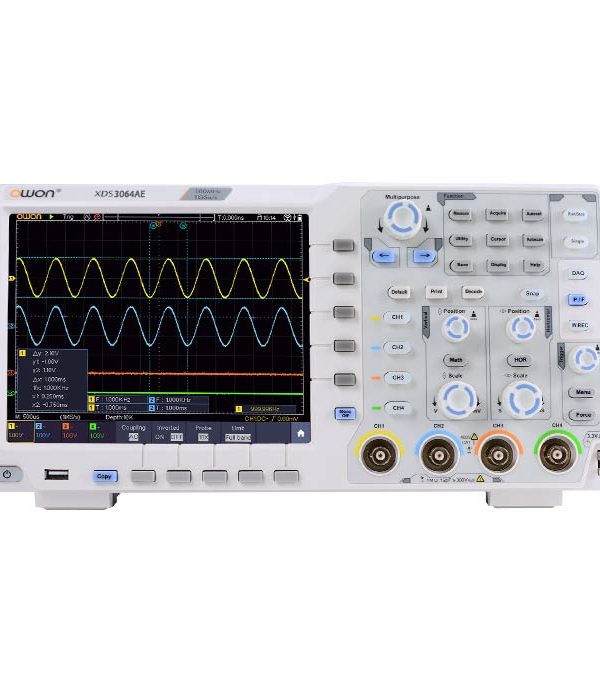 OWON XDS3064AE 4CH 8 14bit Touchscreen Digital Oscilloscope
