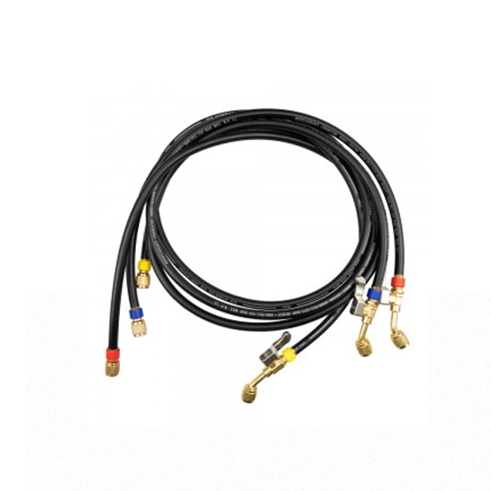 buyTesto 3-hose 1/4 inch - 5/16 inch SAE charging set with valve