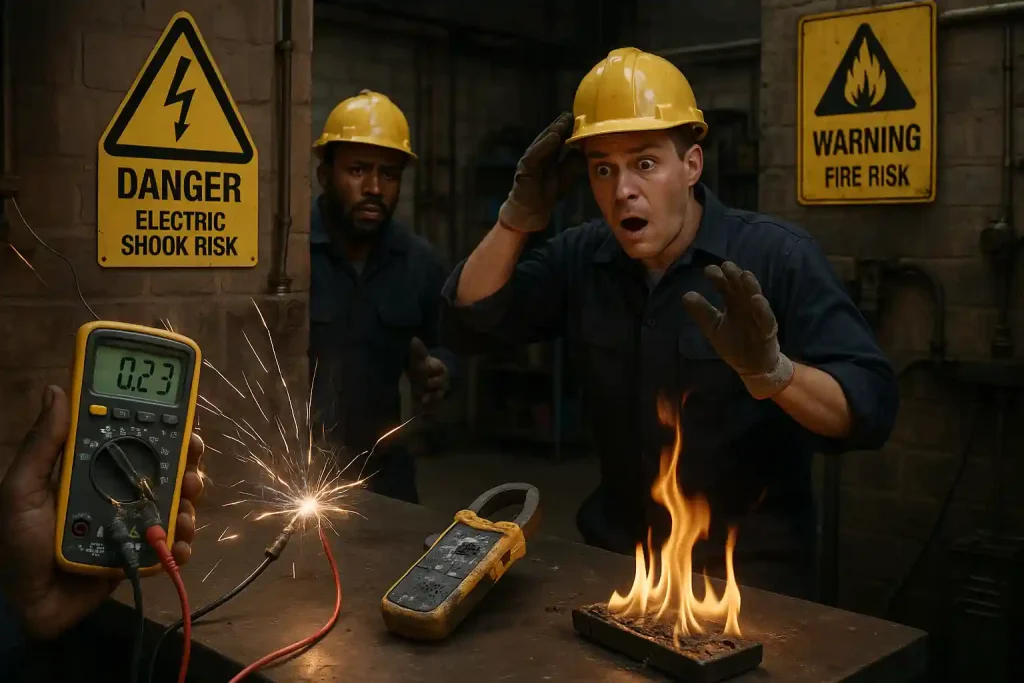 Familiarity With The Hazards Of Working With Measuring Equipment