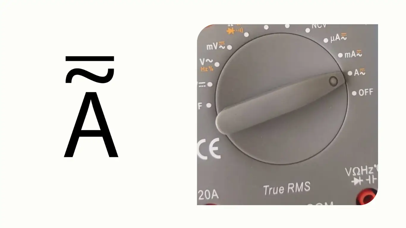 Ac Current Symbol In Multimeter