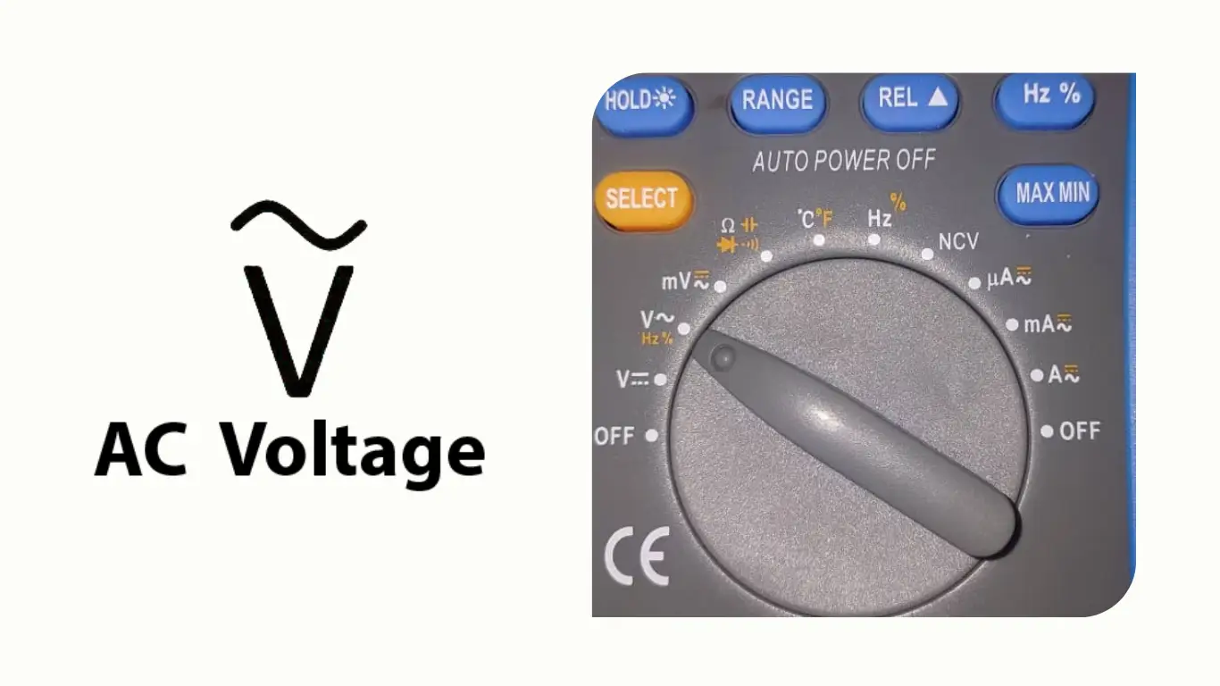 Ac Voltage Symbol On Multimeter